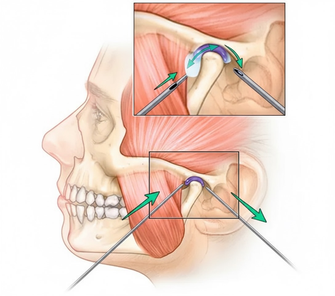 علاج مفصل الفك